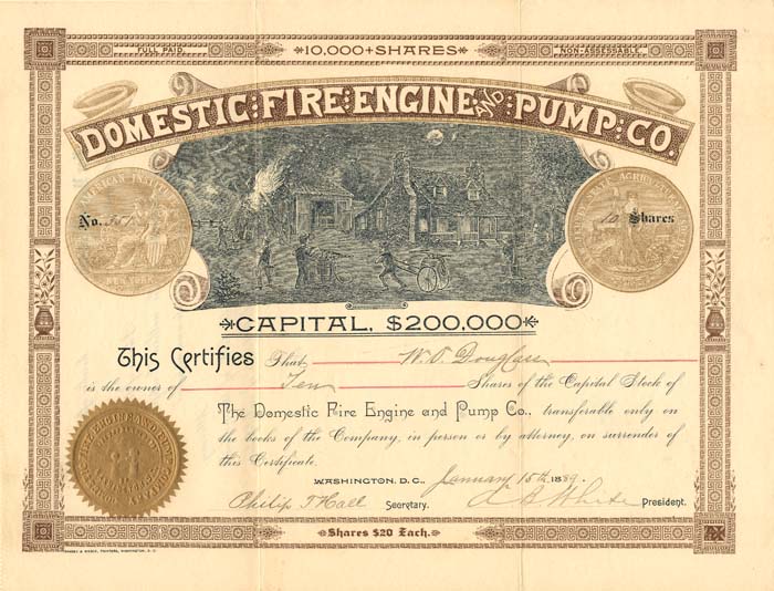 Domestic Fire Engine and Pump co.